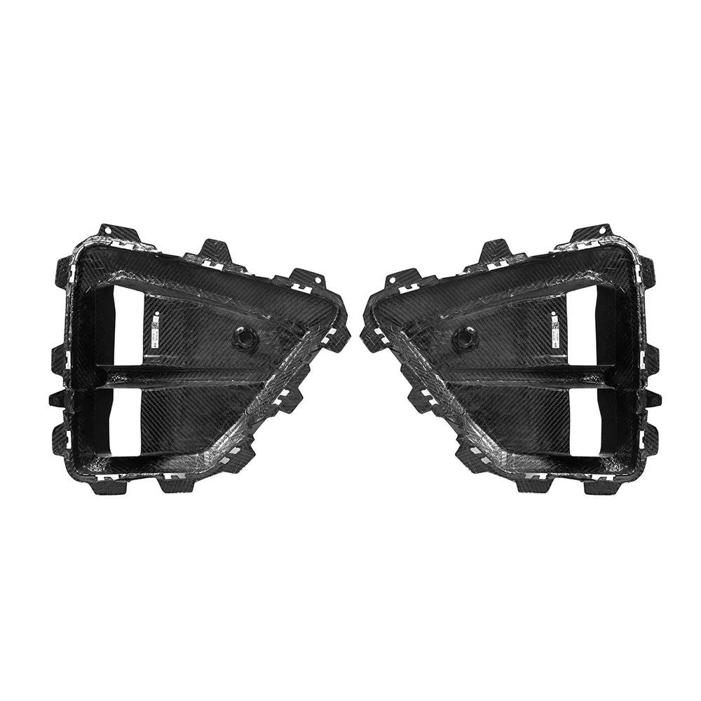 Prepreg SQ Carbon Fiber Front Duct replacement- BMW X5M F95 LCI