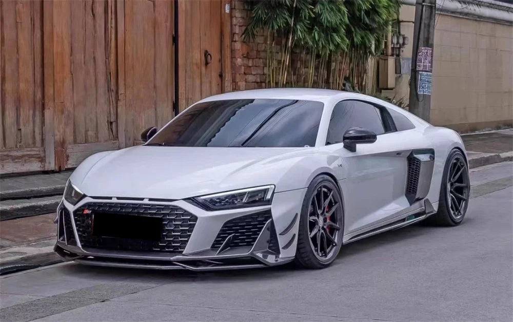 Dry Carbon Fiber Side Skirt Extension - Audi R8 V10 2020-2023