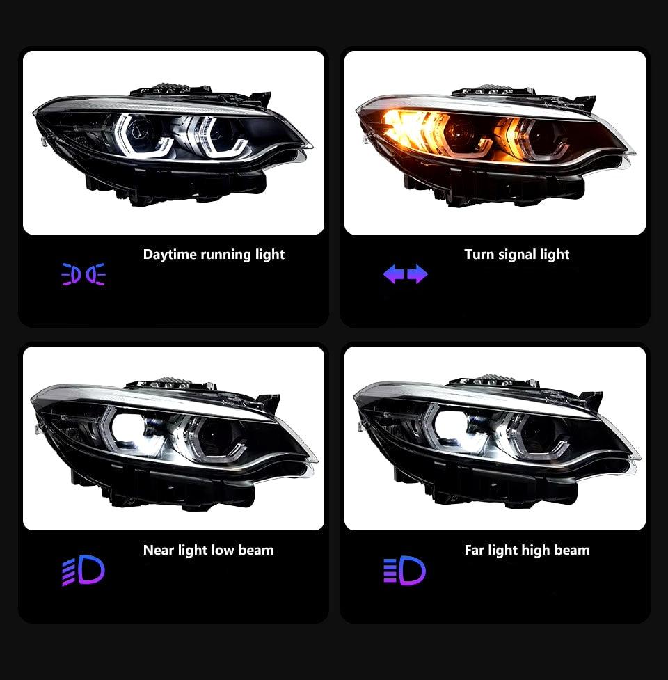 LCI Style LED HeadLights - BMW F87 M2 & F22 2 Series