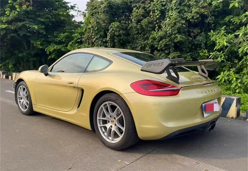 GT4RS Style Carbon Fiber Rear Spoiler Wing - Porsche 718 (981 & 987) Boxster / Cayman