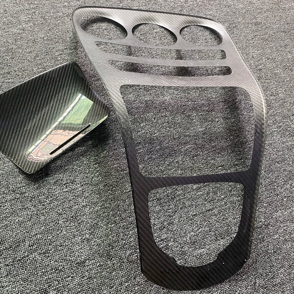 Carbon Fiber Interior Center Control Panel -Mercedes Benz W205 C Class Amg Coupe