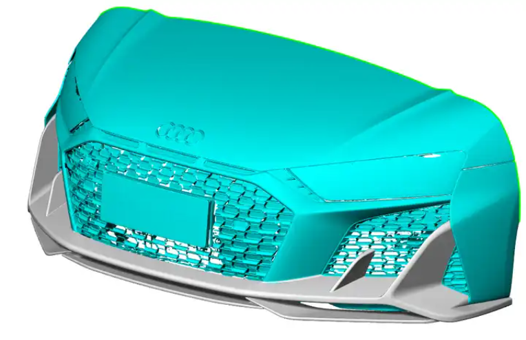 Audi R8 Gen 2 Carbon Fiber Artisan Front Lip 2019-2024