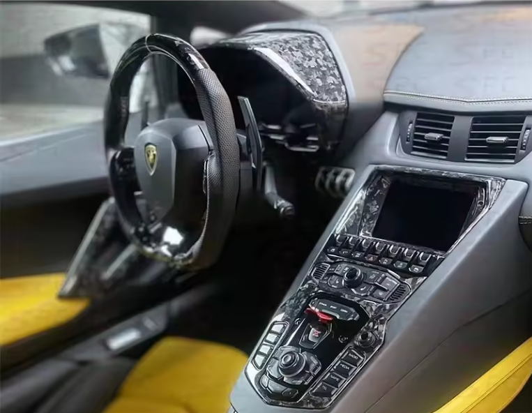 Lamborghini Aventador Carbon Fiber Complete Interior Trims