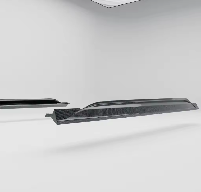 Audi RS3 8Y Carbon Fiber Side Skirt Extensions