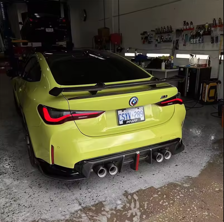 BMW G80 M3/G82/G83 M4 Carbon Fiber Brake Lift Diffuser With Canard