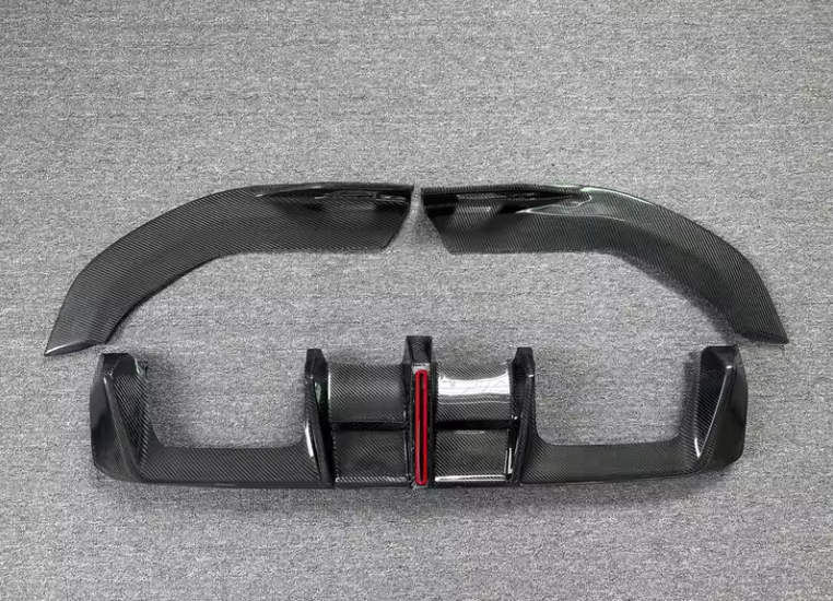 BMW G80 M3/G82/G83 M4 Carbon Fiber Brake Lift Diffuser With Canard