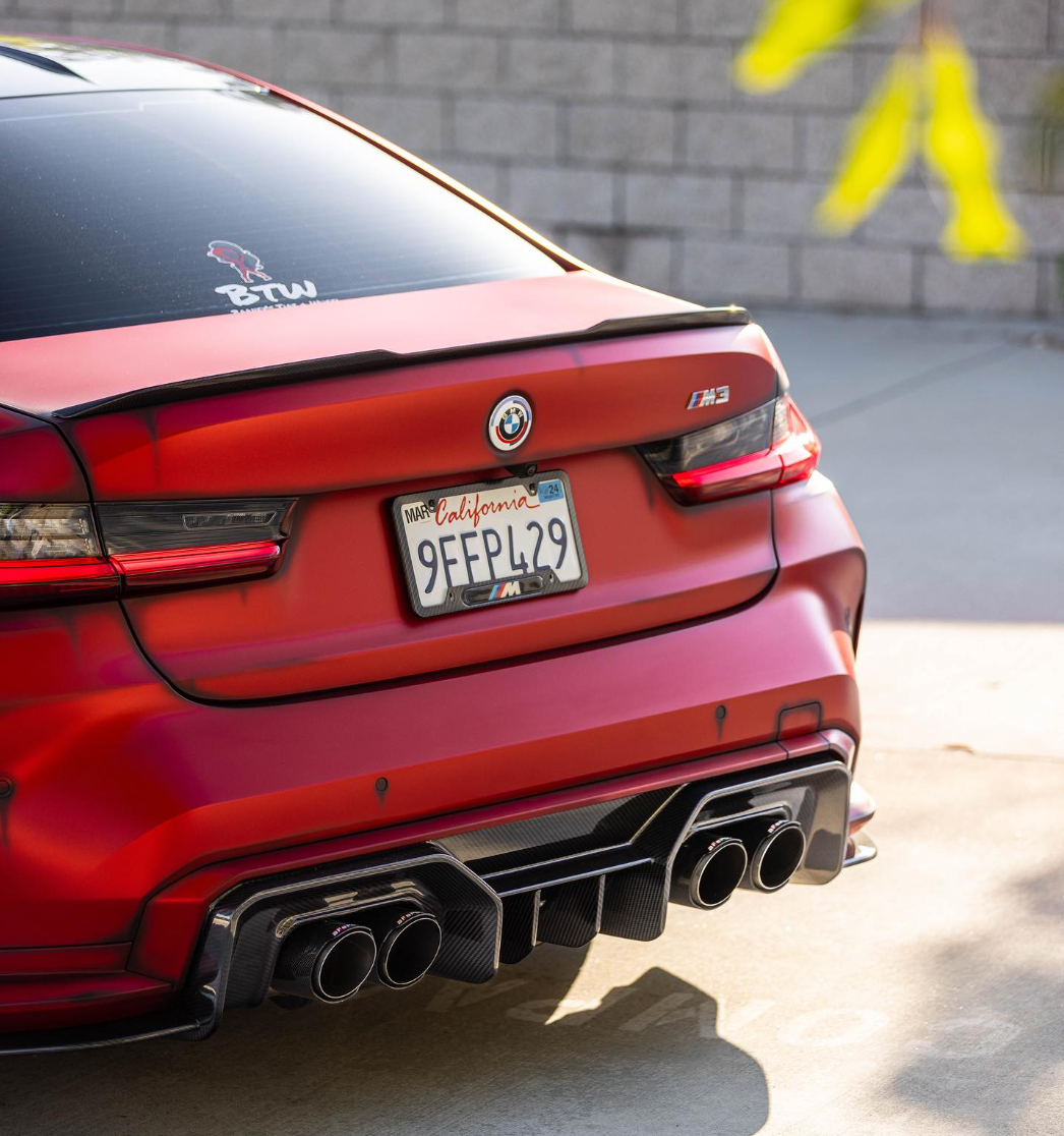 BMW G80 M3/G82 M4 Carbon Fiber AD Rear Diffuser