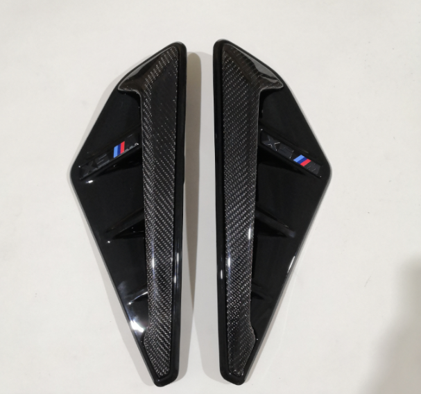 Carbon Fiber Side Fender Vent Trim Replacement - BMW X5 G05 X5M F95 LCI / Pre-LCI