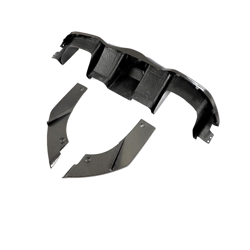 Signature Carbon Fiber Rear Diffuser w/ LED Light - BMW F87 M2