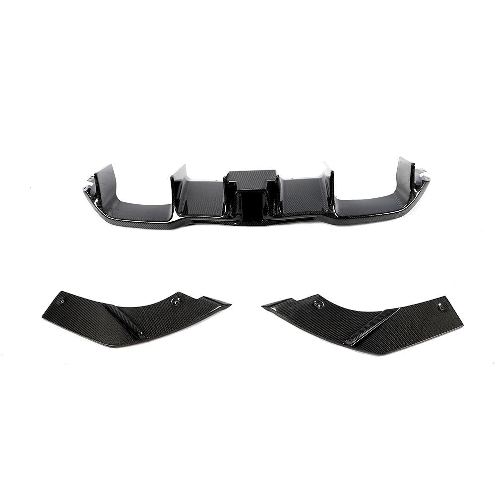 Signature Carbon Fiber Rear Diffuser w/ LED Light - BMW F87 M2
