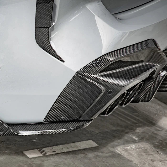 SQ Style Dry Carbon Fiber Rear Diffuser - BMW G01 X3