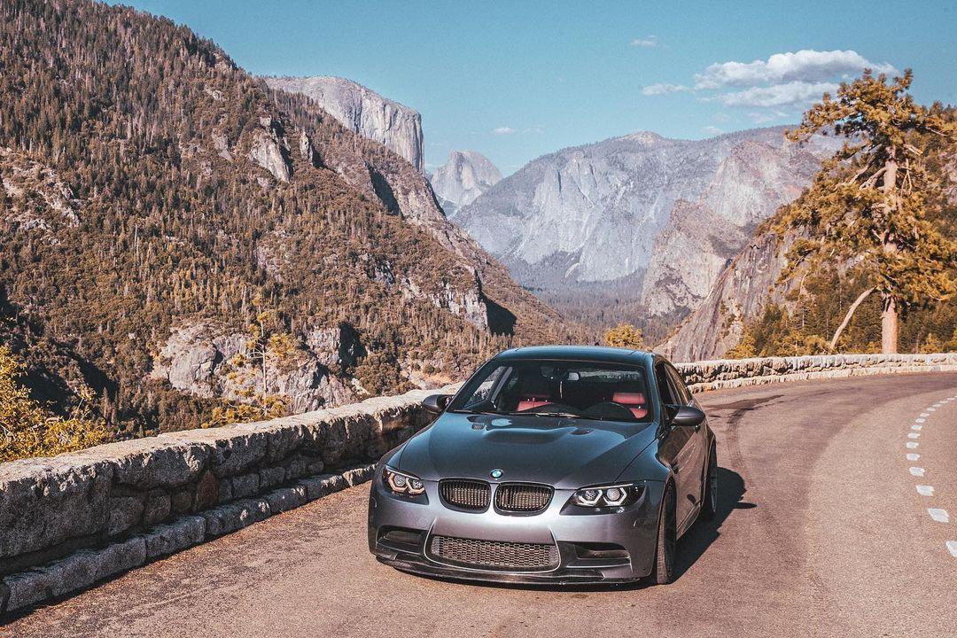 V Style Carbon Fiber Front Lip - BMW E90 / E92 / E93 M3