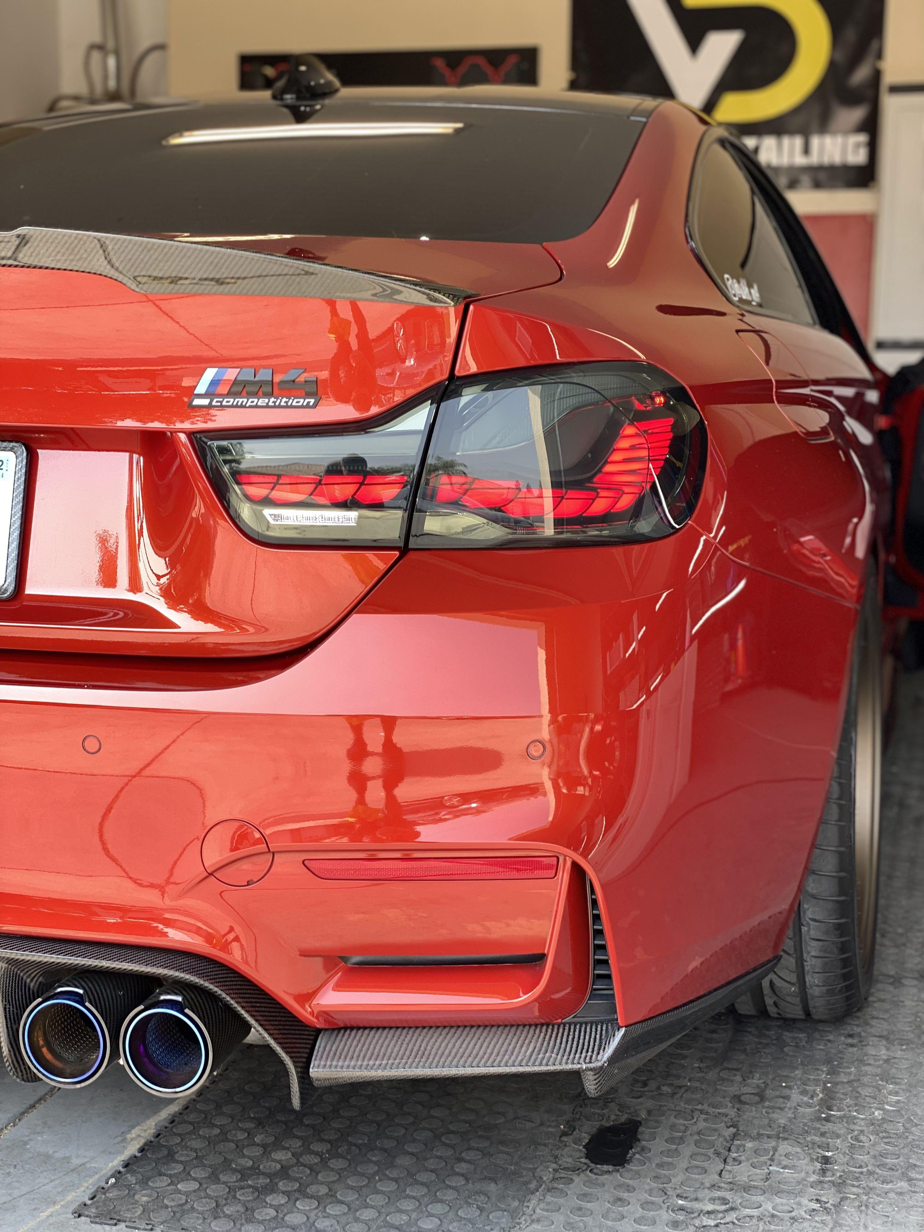 V Style Carbon Fiber Rear Canard Splitters - BMW F80 M3 & F82 / F83 M4