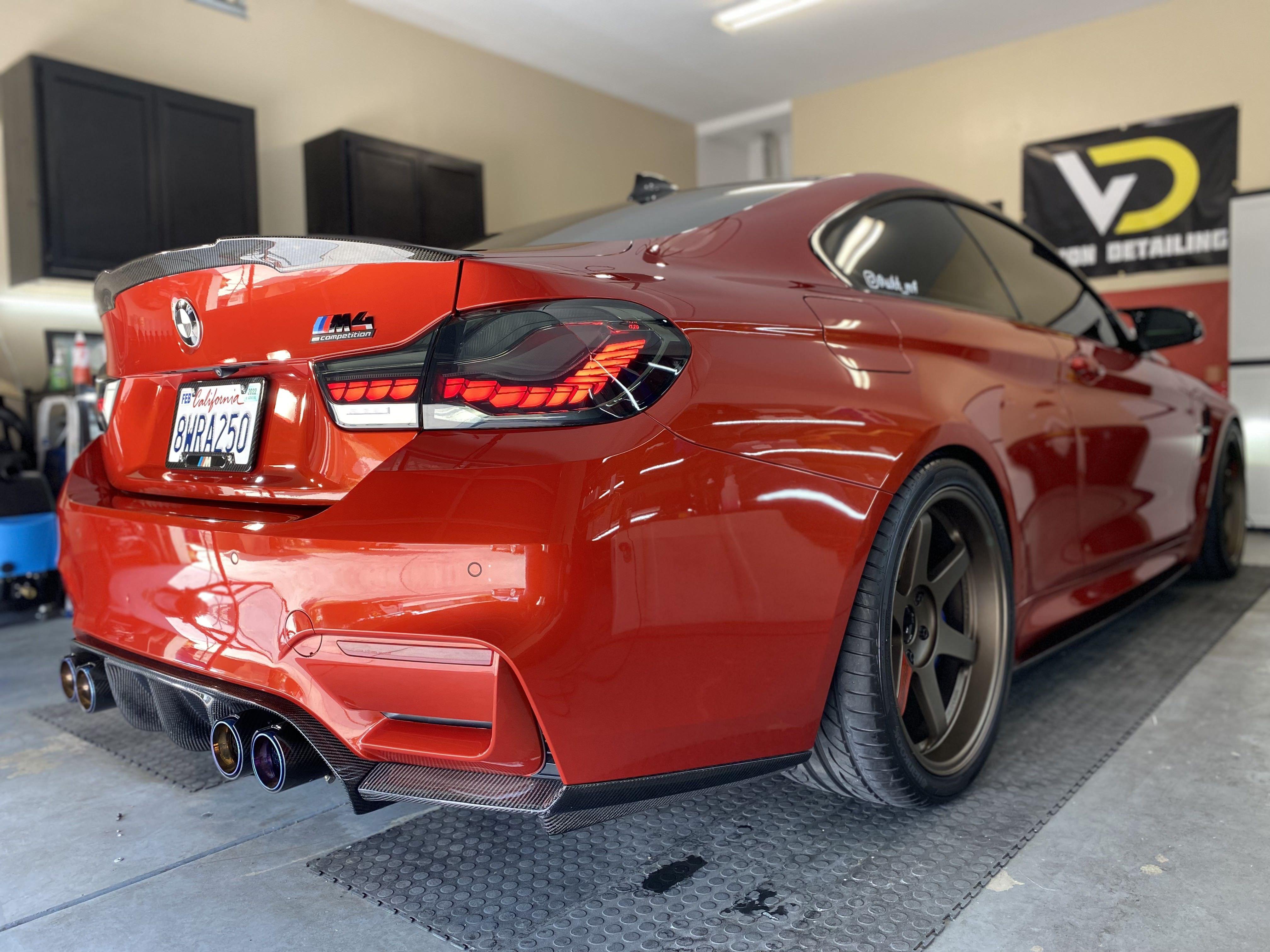 V Style Carbon Fiber Rear Canard Splitters - BMW F80 M3 & F82 / F83 M4