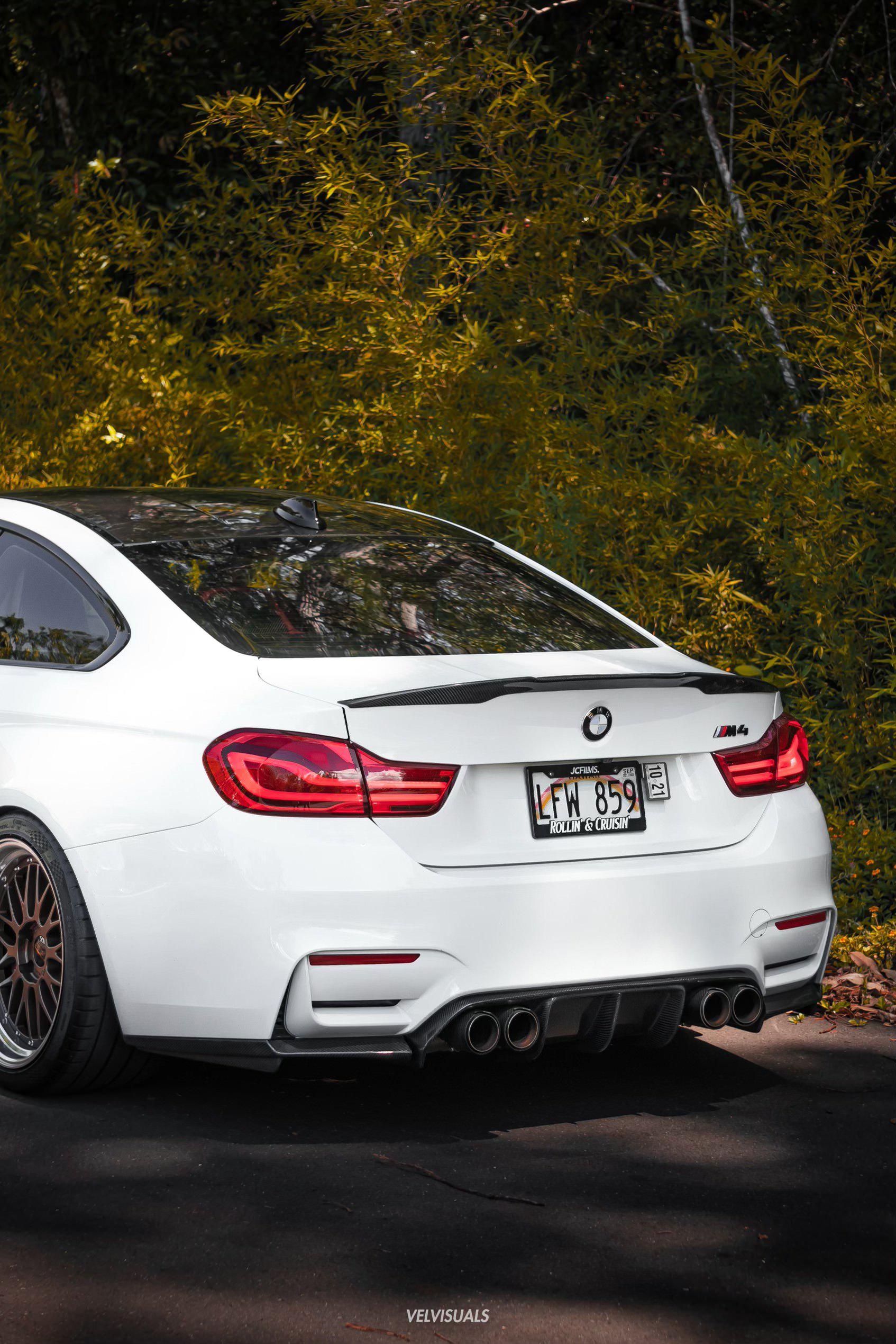 V Style Carbon Fiber Rear Canard Splitters - BMW F80 M3 & F82 / F83 M4