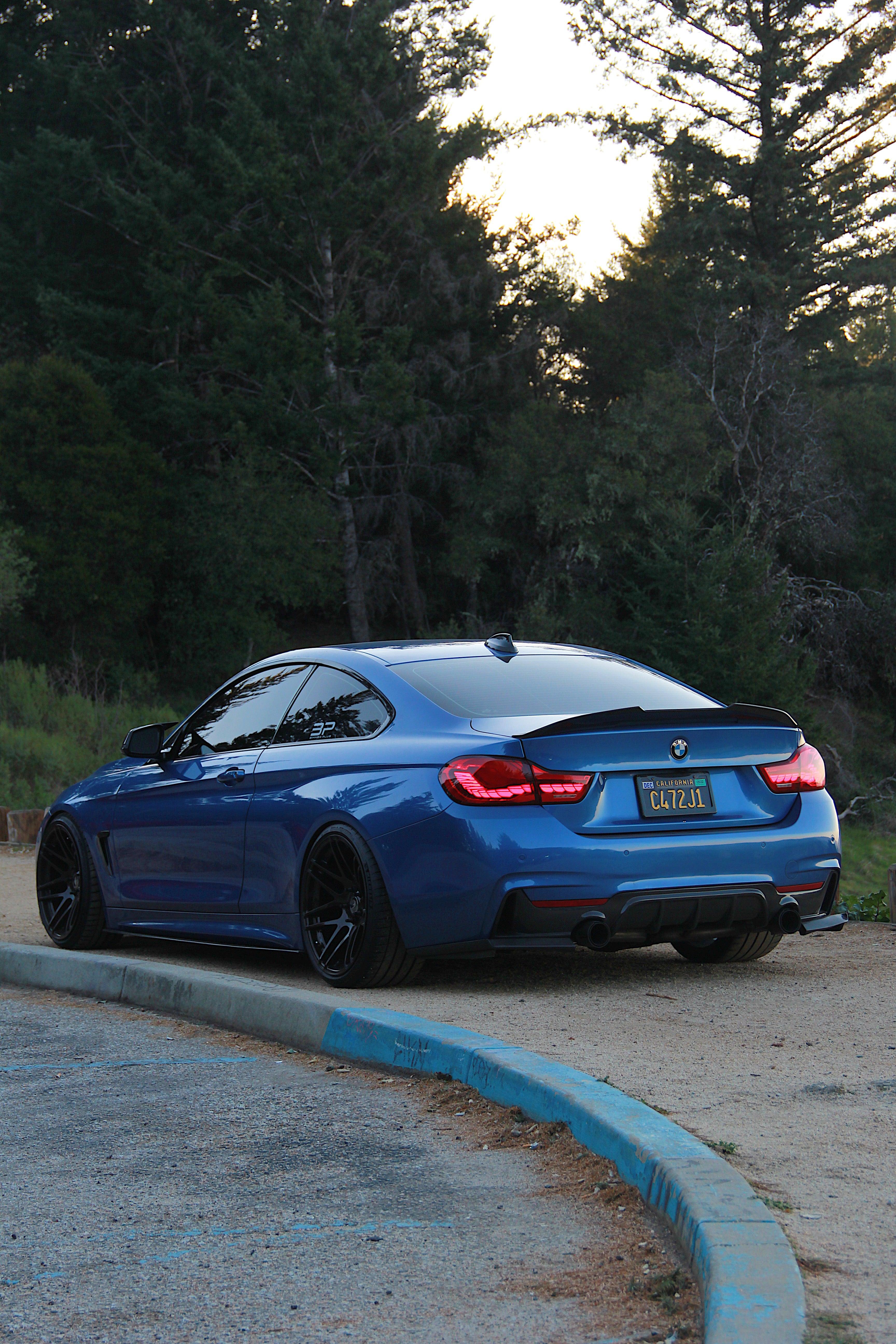 V Style Carbon Fiber Rear Canard Splitters - BMW F80 M3 & F82 / F83 M4