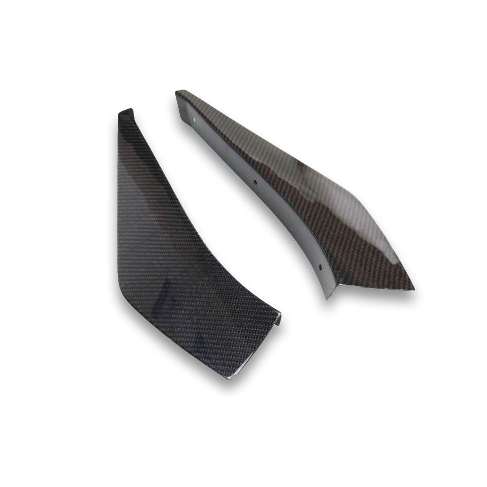 VRS Style Carbon Fiber Front Bumper Canards - Toyota A90 Supra