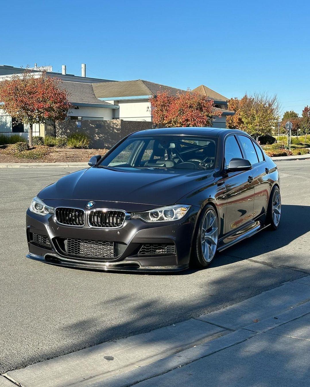 VRS Style Carbon Fiber Front Lip - BMW F30 3 Series