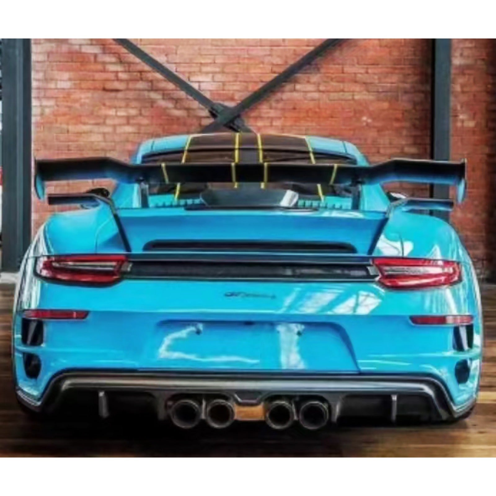 Carbon Fiber Rear Wing - Porsche 911 991 Turbo S 2012-2018