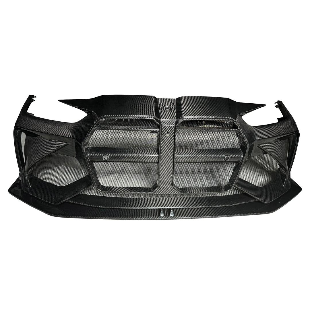 Carbon Fiber AD Style Front Bumper With Front Lip - BMW G80 M3/G82/G83 M4