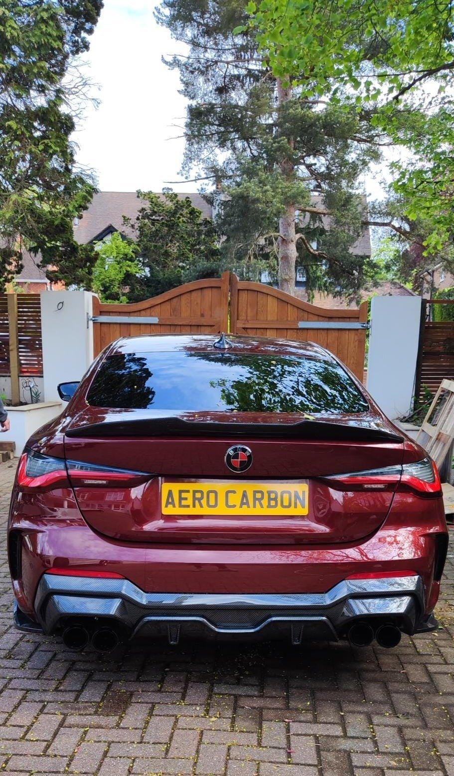 SQ Style Carbon Fiber Rear Diffuser - BMW G22/G23 4 Series