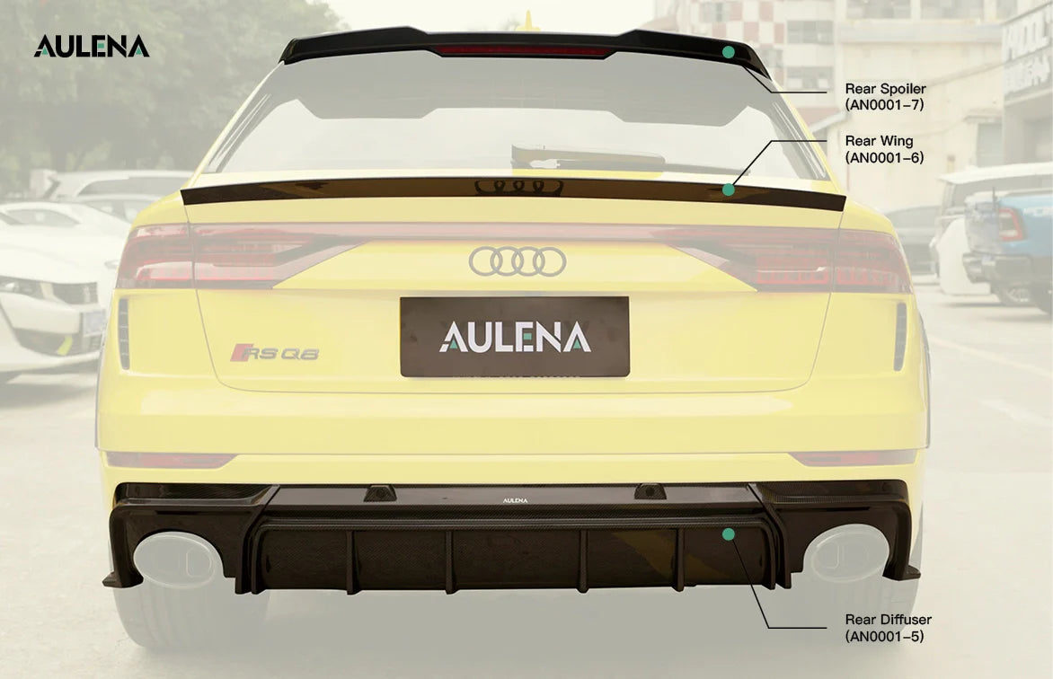 Audi RSQ8 Aulena Design dry carbon performance body kit