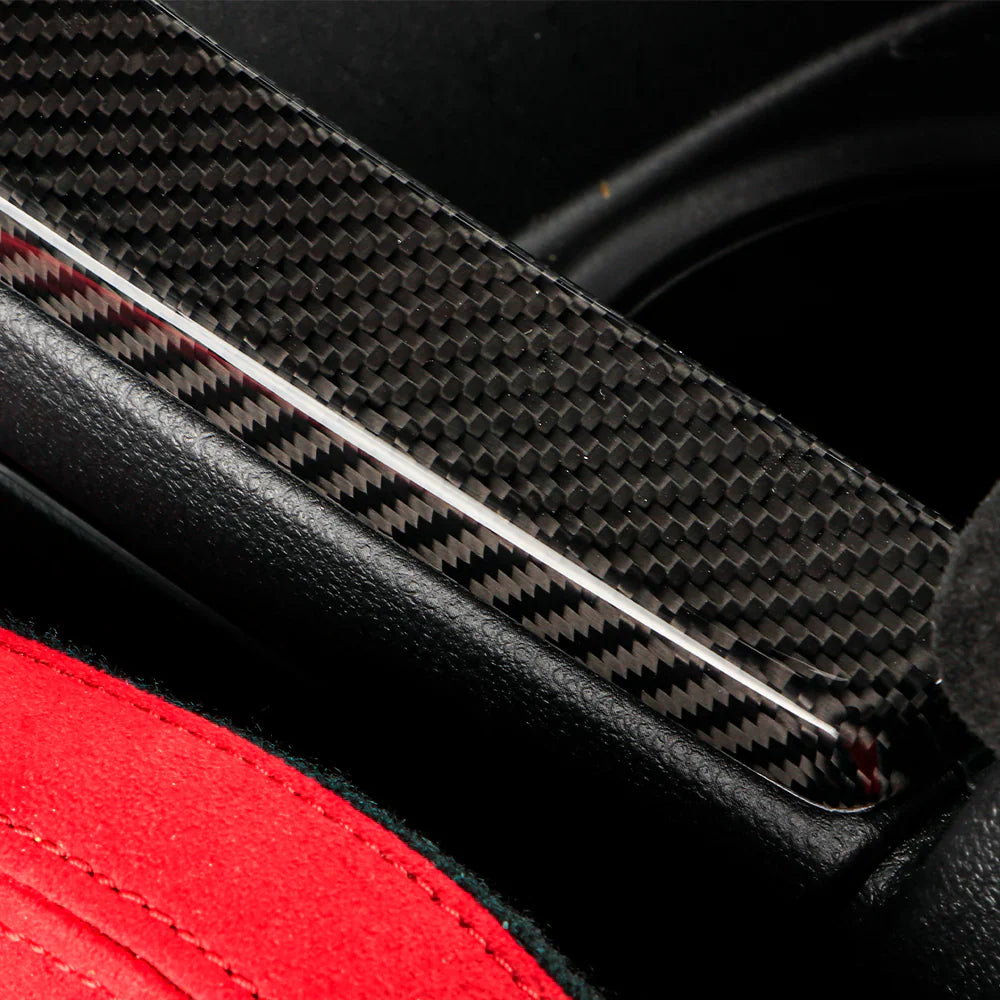 Carbon Fiber Gear Shift Panel Cover Trim - Honda Civic 11th Type R FL5 (LHD)