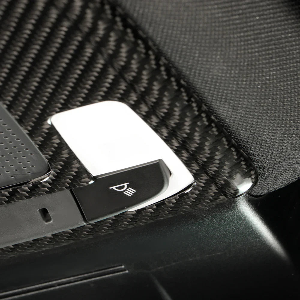 Carbon Fiber Reading Light Lamp Panel Cover - Honda 11th Civic Type R FL5
