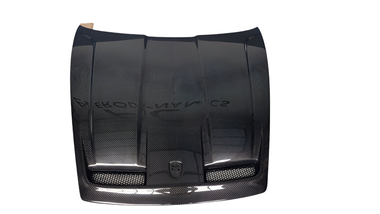 Prepreg Carbon Fiber Tec Style Front Hood Bonnet - Porsche 992 Carrera