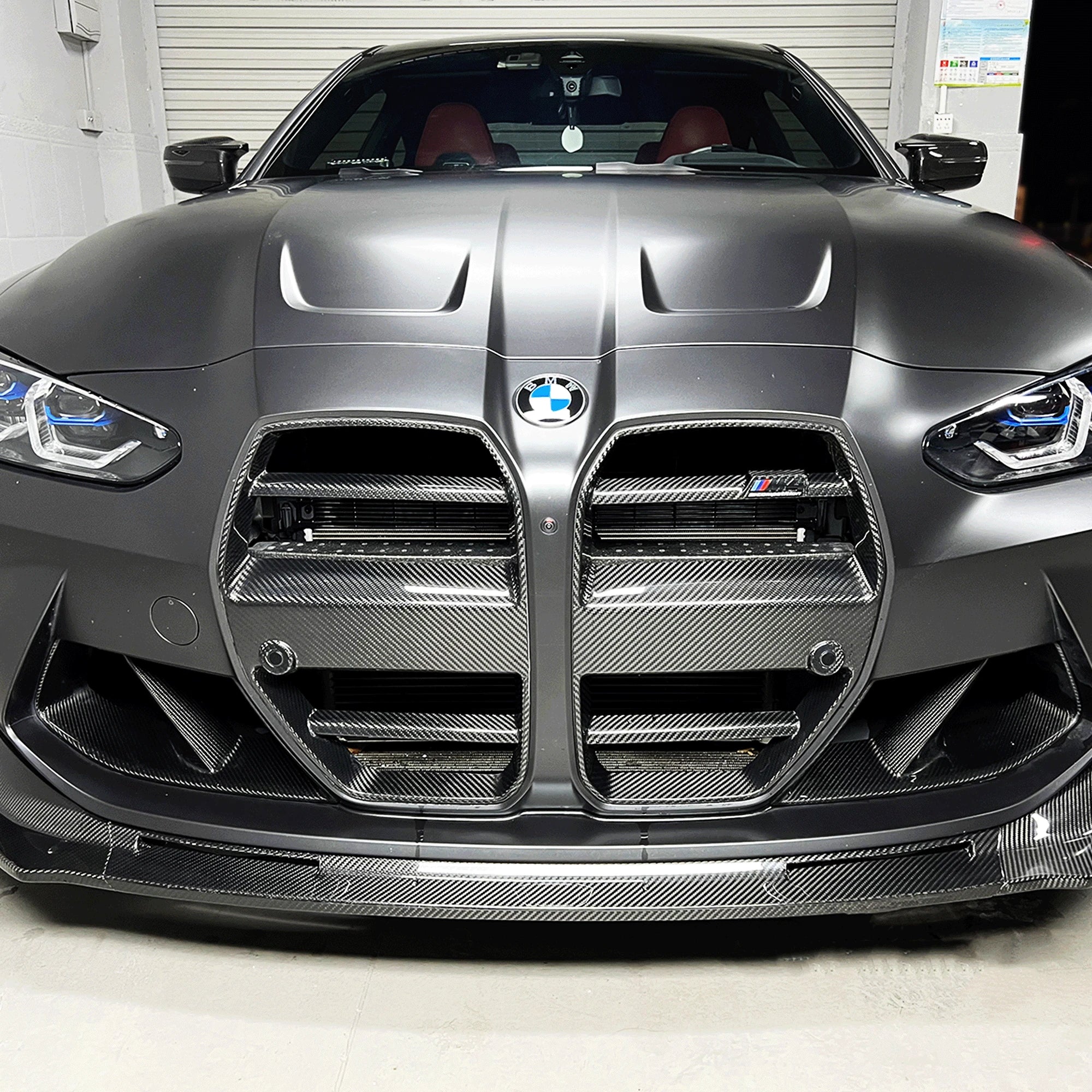 V2 Carbon Fiber Front Grilles - BMW G80 M3 & G82 / G83 M4