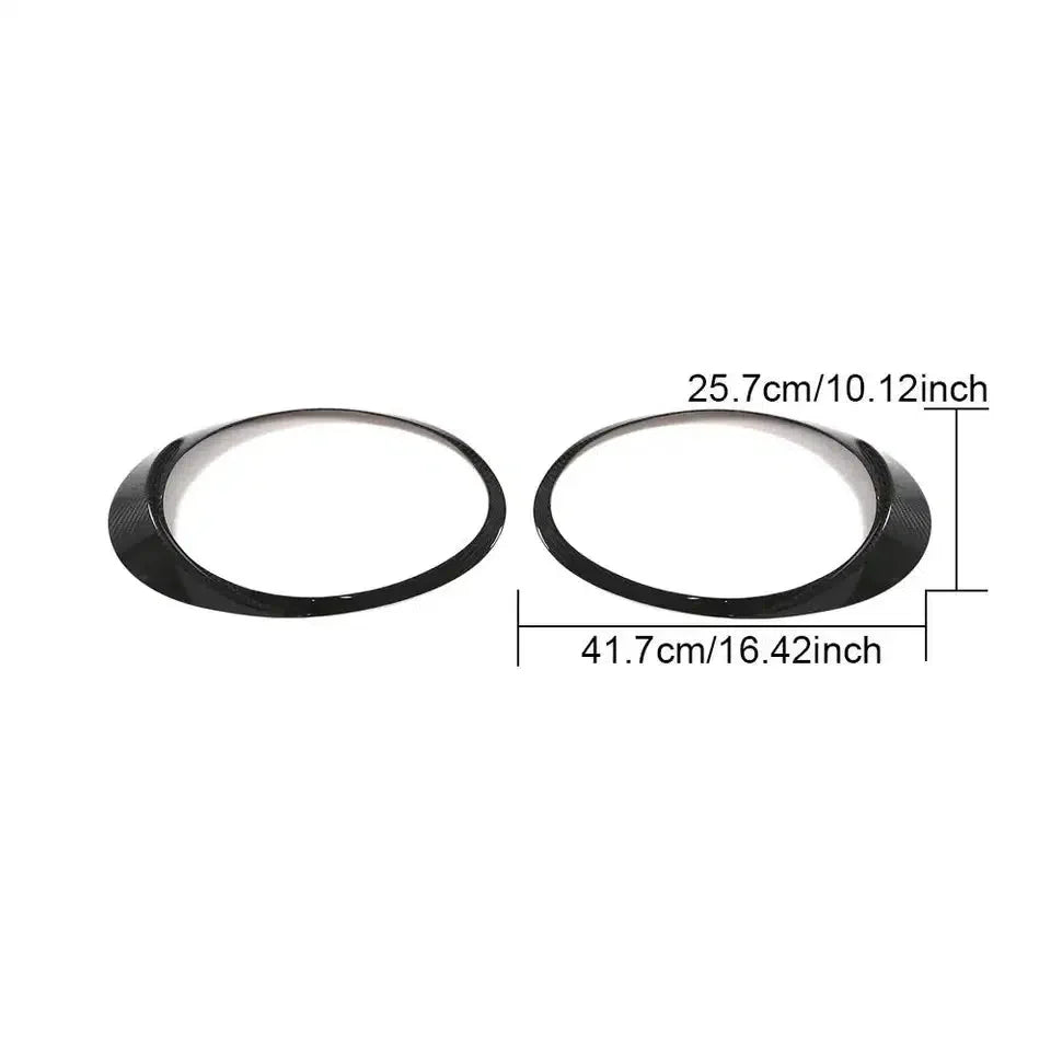 Carbon Fiber Headlight Eyelid Covers for Porsche 911 992 (2019 - 2022)