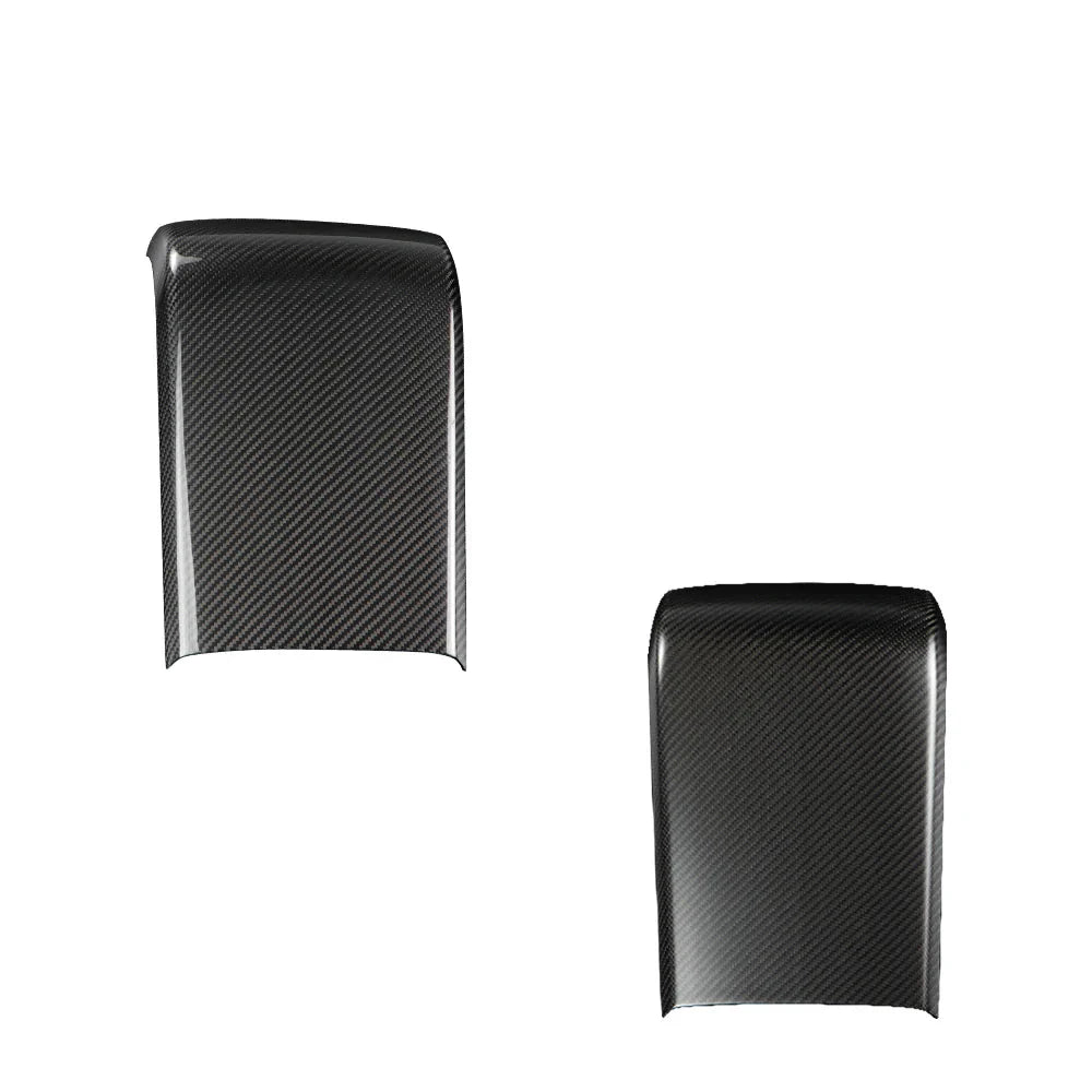 Carbon Fiber Armrest Rear Kick Protection Cover Trim - Honda Civic 11th Gen Type R FL5