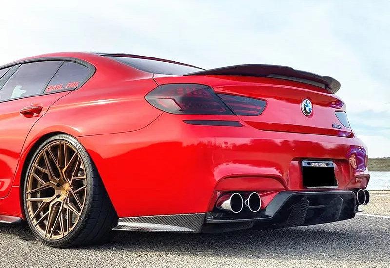 BMW F06 F12 F13 M6 Coupe Sedan 12-16 PSM style Carbon Fiber Rear Diffuser