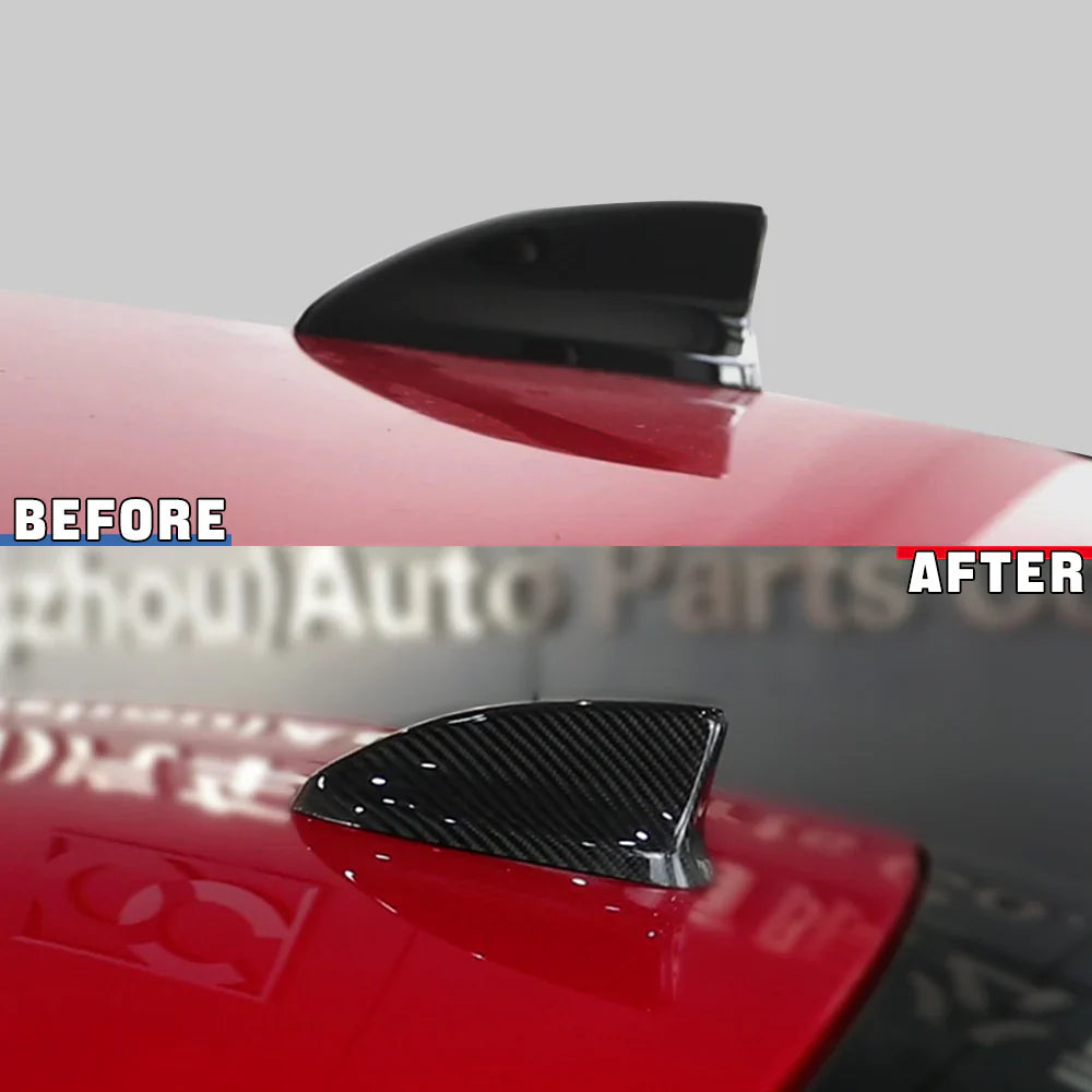 Carbon Fiber Shark Fin Antenna Cover For Honda 11th Civic Type R FL5