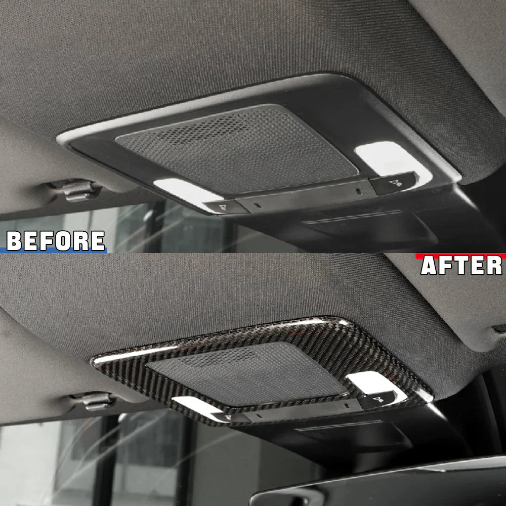 Carbon Fiber Reading Light Lamp Panel Cover - Honda 11th Civic Type R FL5