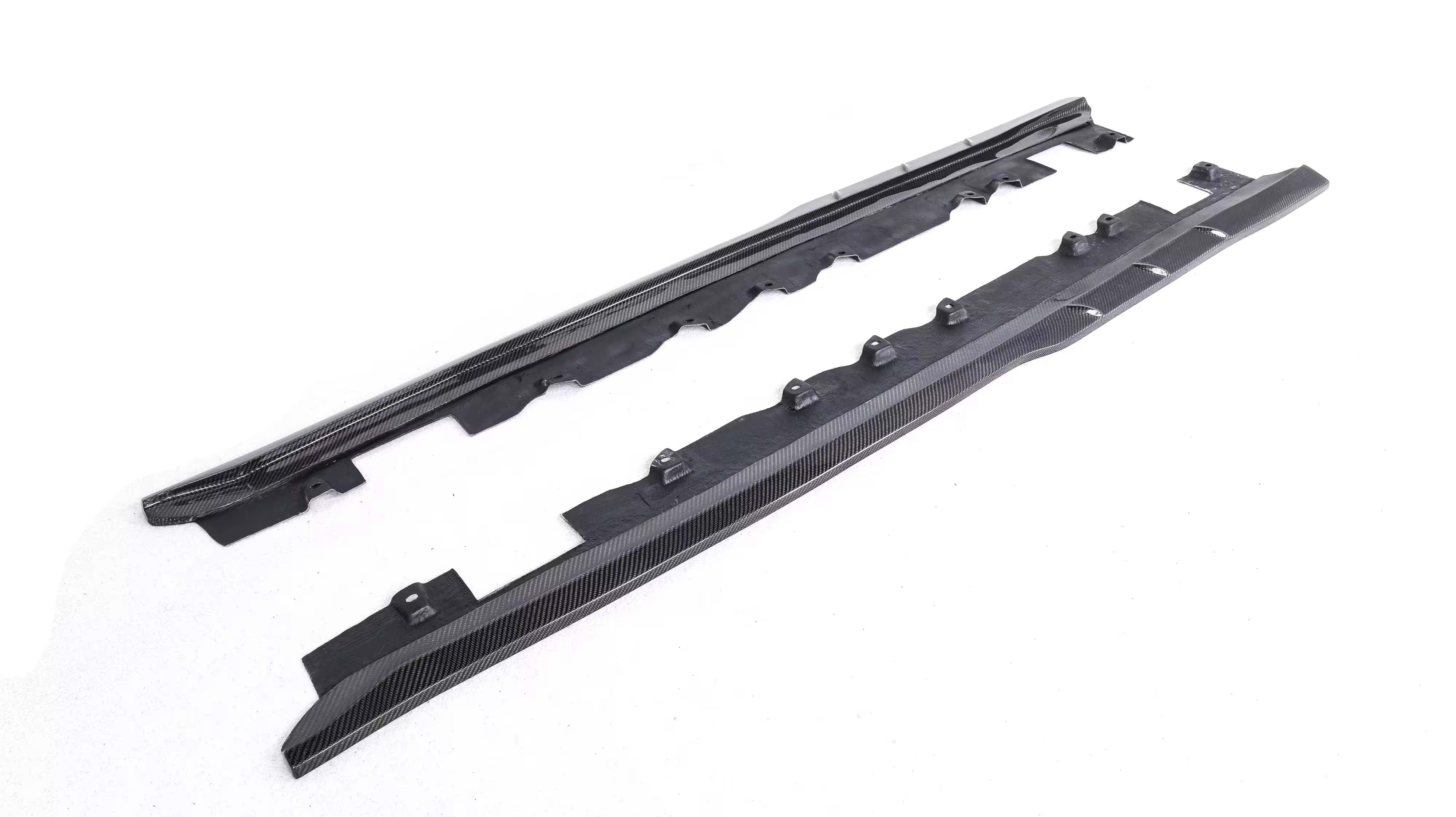 Carbon Fiber TCI Side Skirt extension Set  - Toyota Supra A90