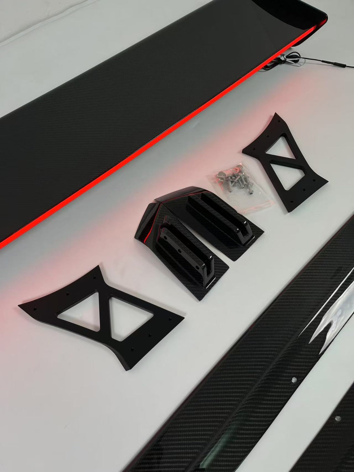 Prepreg Carbon Fiber Wing w/ LED - BMW G80 M3 / G82 M4 / G87 M2