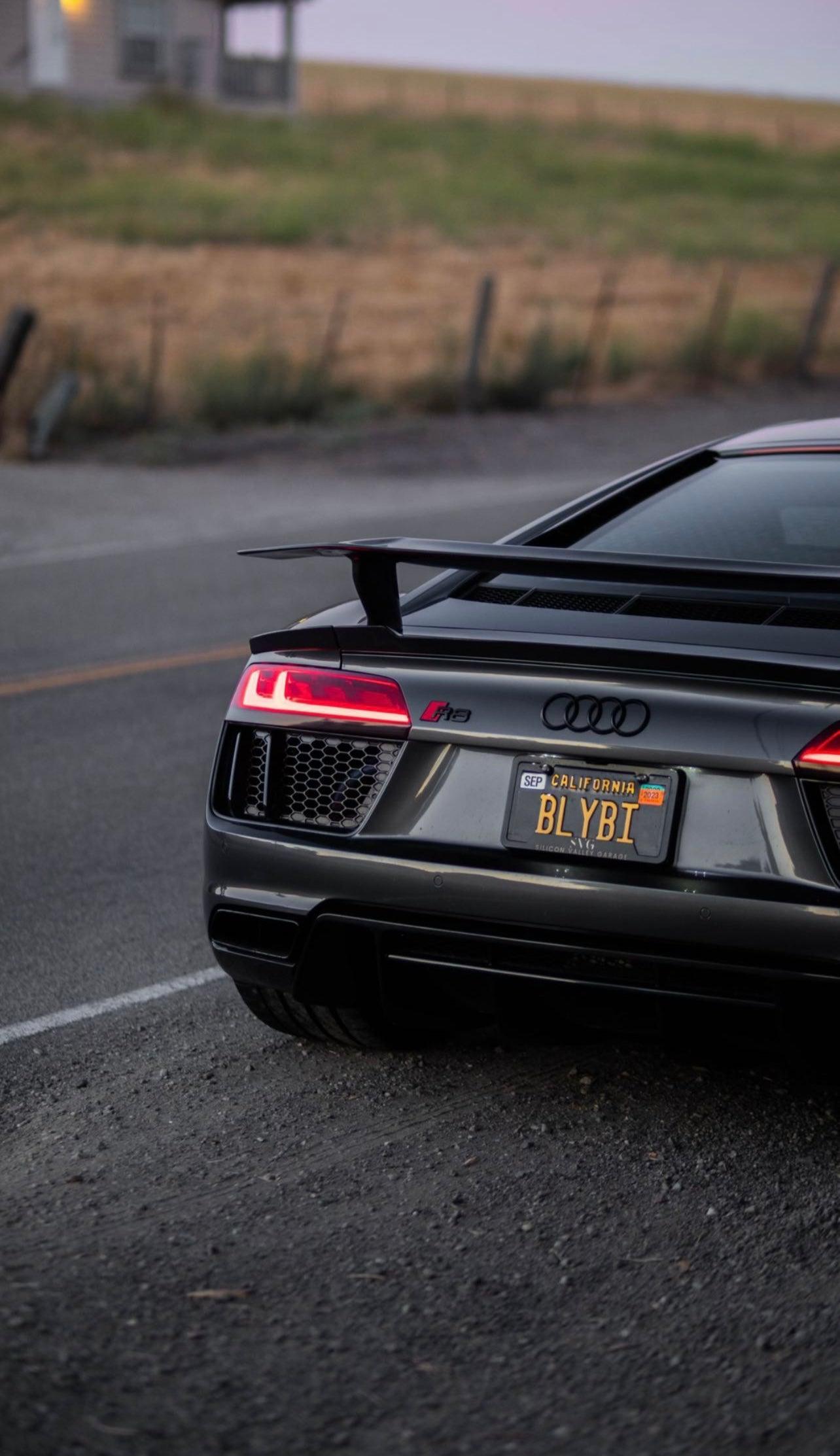 Audi R8 3pc Carbon Fiber Lip Spoiler 2017-2024