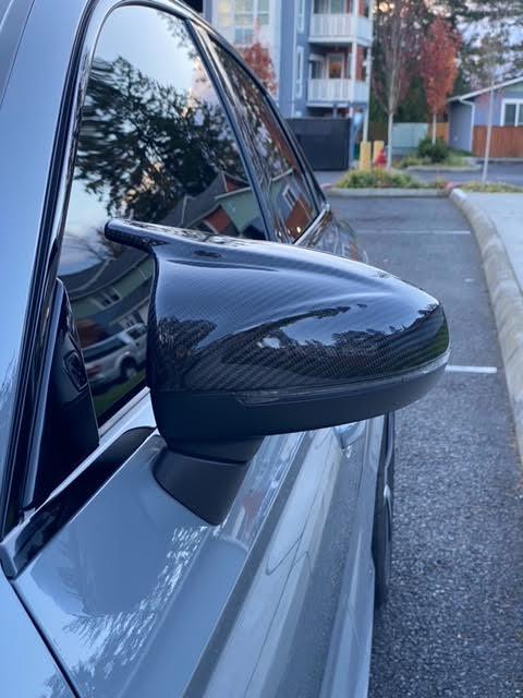 Audi Carbon Fiber M Style Mirror Caps A3/S3/RS3
