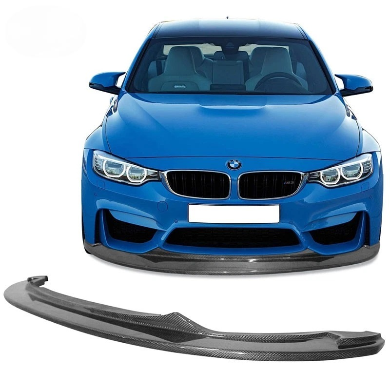 K Style Carbon Fiber Front Lip - BMW F80 M3 & F82/F83 M4