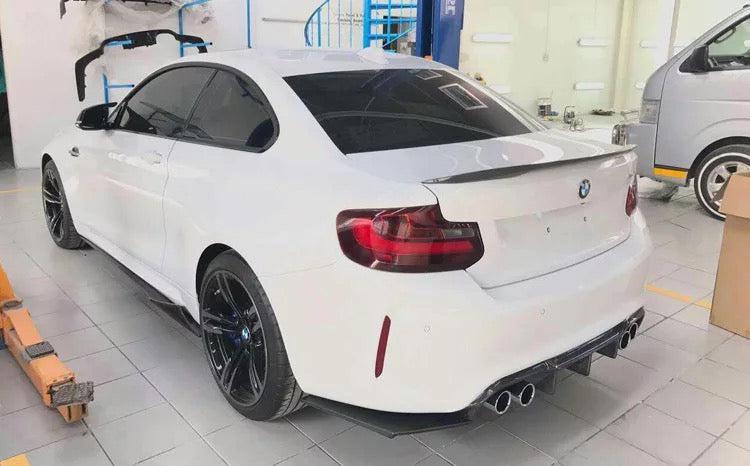BMW M2 Carbon Fiber Rear Aggressive Rear Diffuser