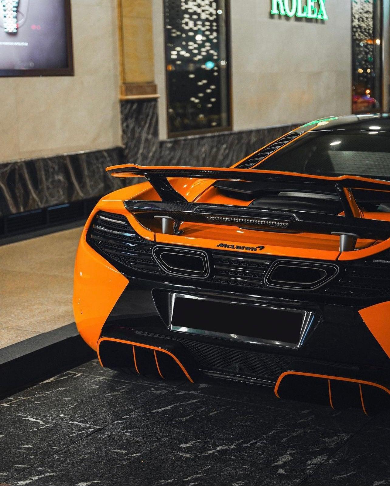 McLaren MP4-12c/650s Carbon Fiber Artisan Wing With Base Panel