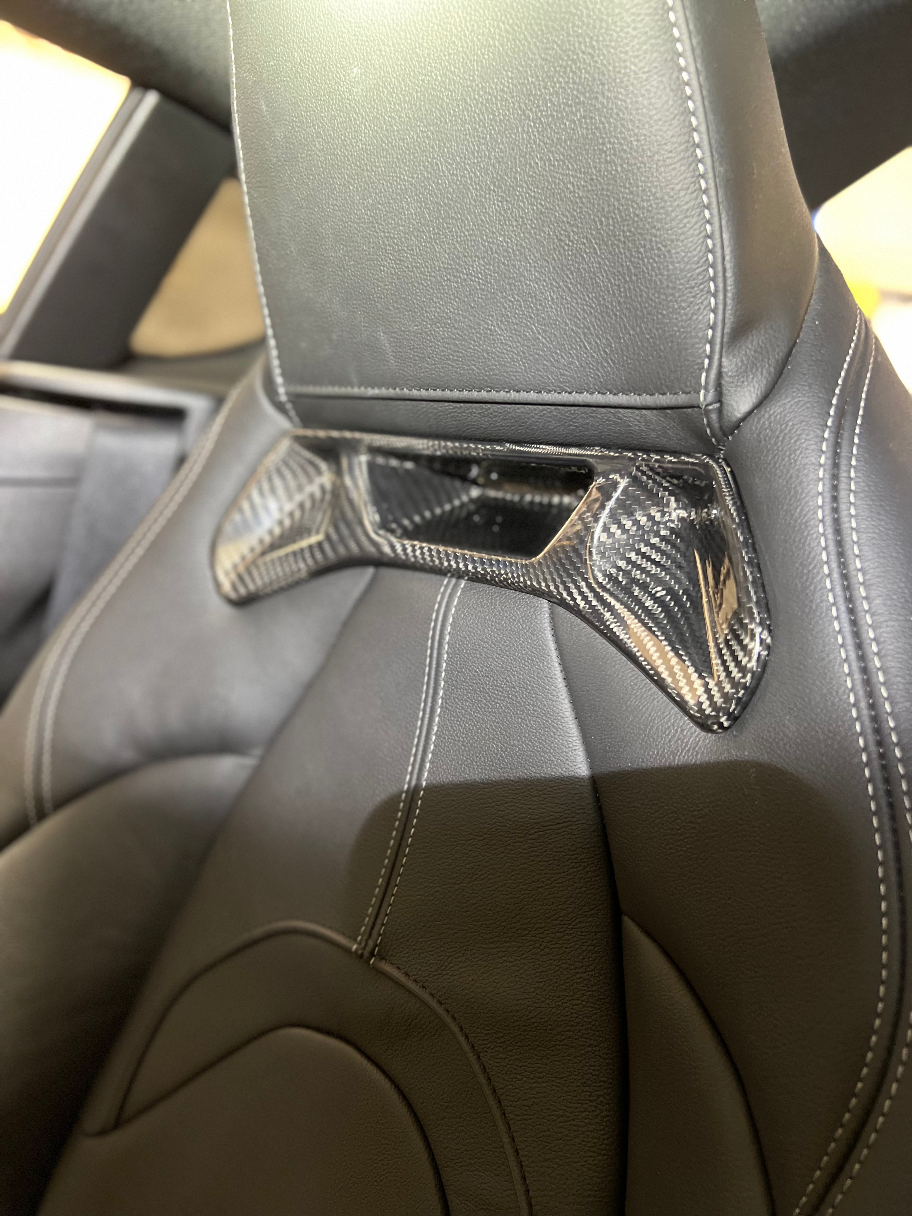 Toyota Supra MK5 Carbon Fiber Seat Trim