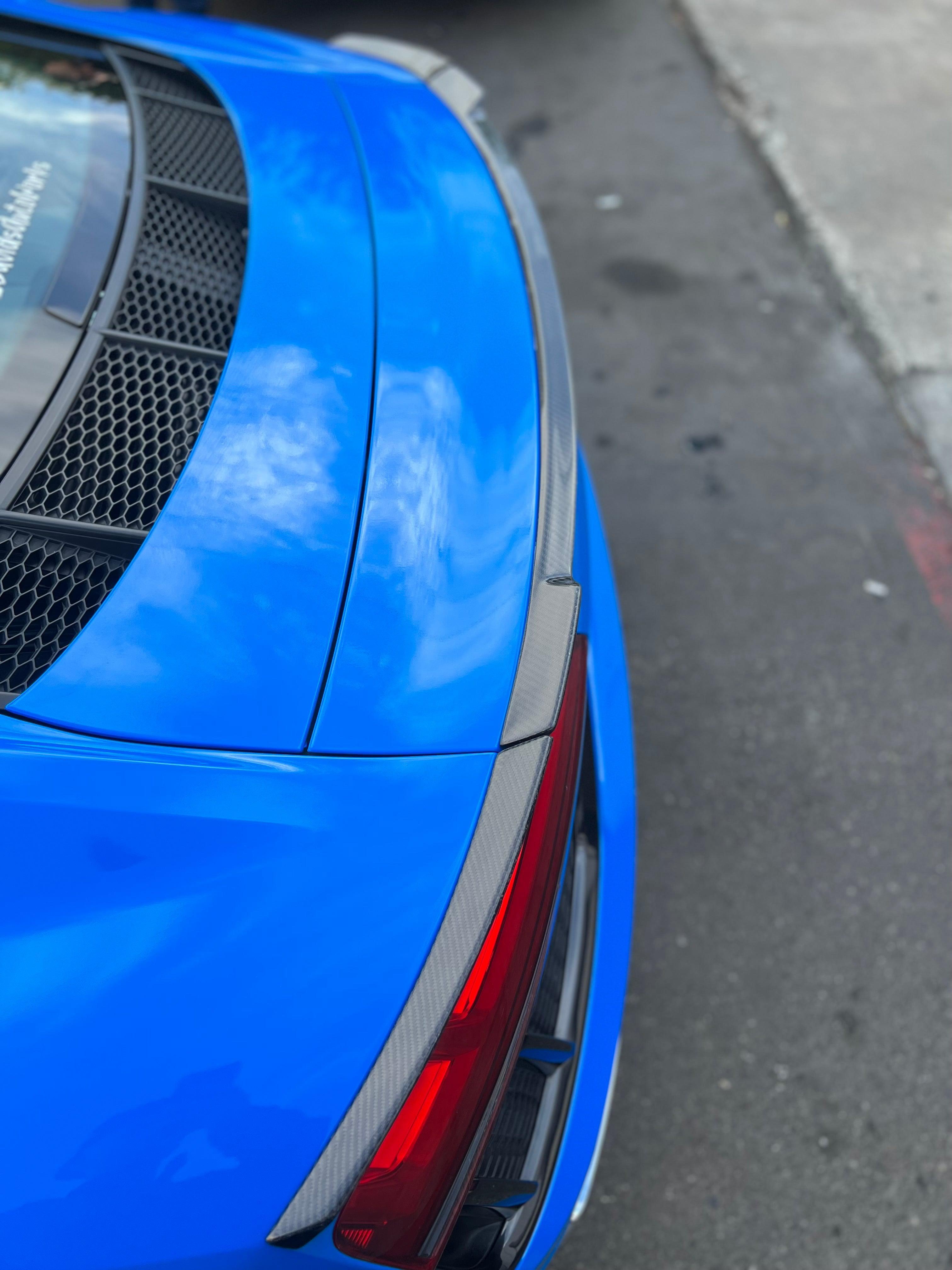 Audi R8 3pc Carbon Fiber Lip Spoiler 2017-2024