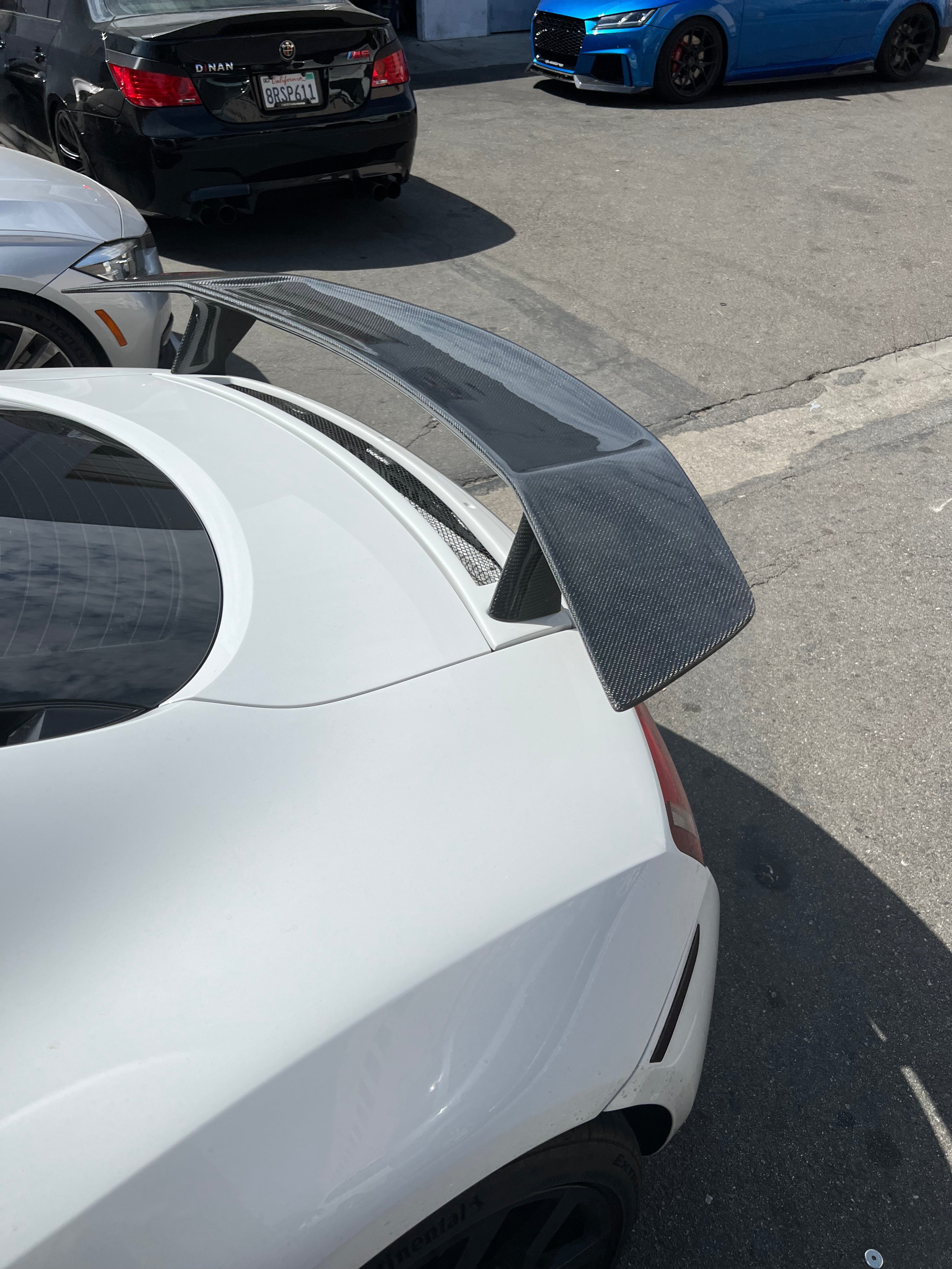 Audi R8 Gen 1 Carbon Fiber Artisan Wing With Base Panel