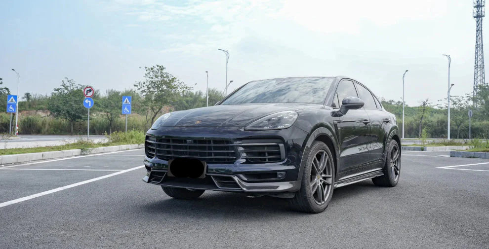 Paktechz Prepreg Carbon Fiber  Side Skirt - Porsche Cayenne Coupe Turbo 9YA 9Y0 9Y3