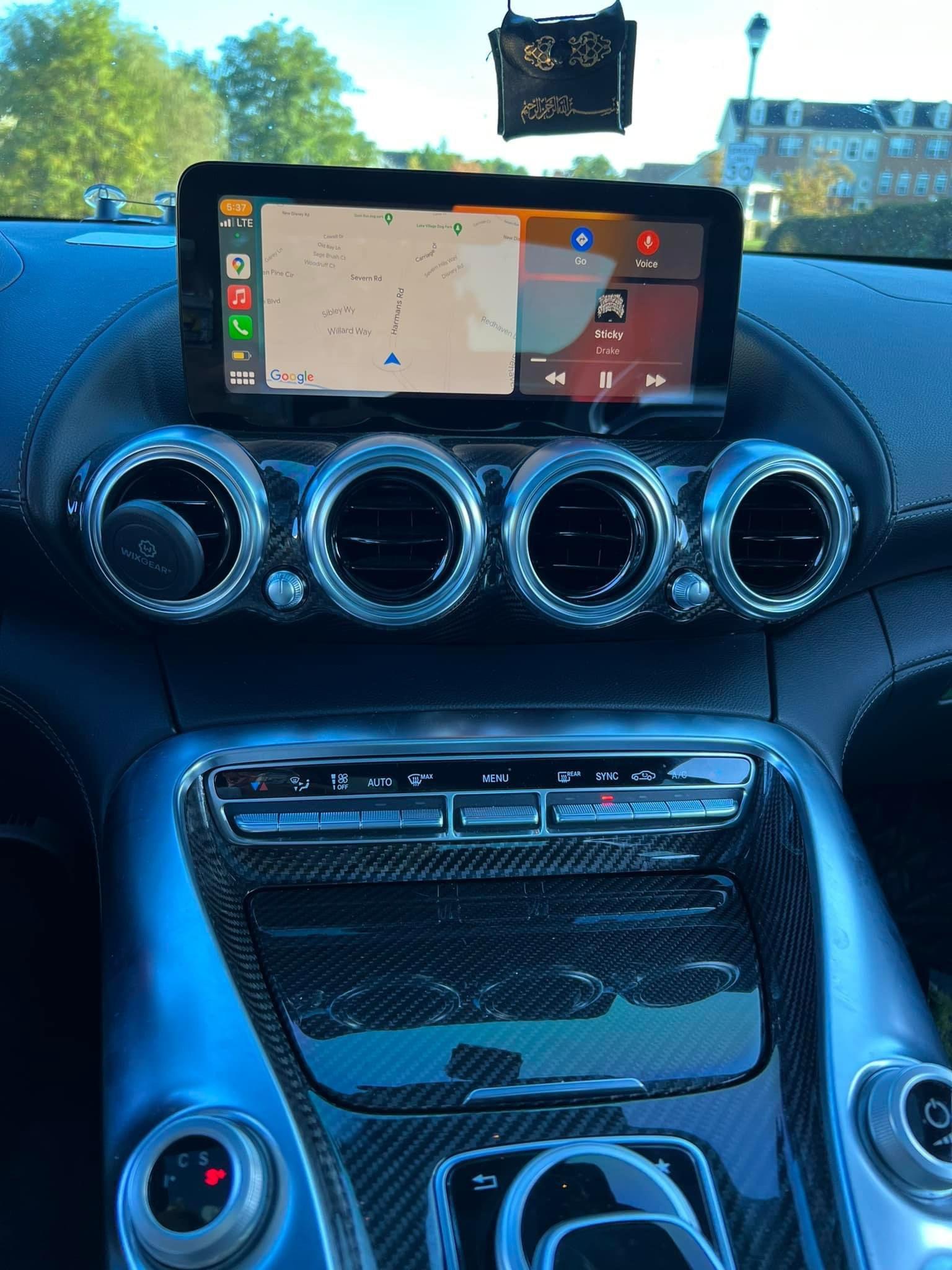 Mercedes AMG GT Apple Car Play Screen Upgrade