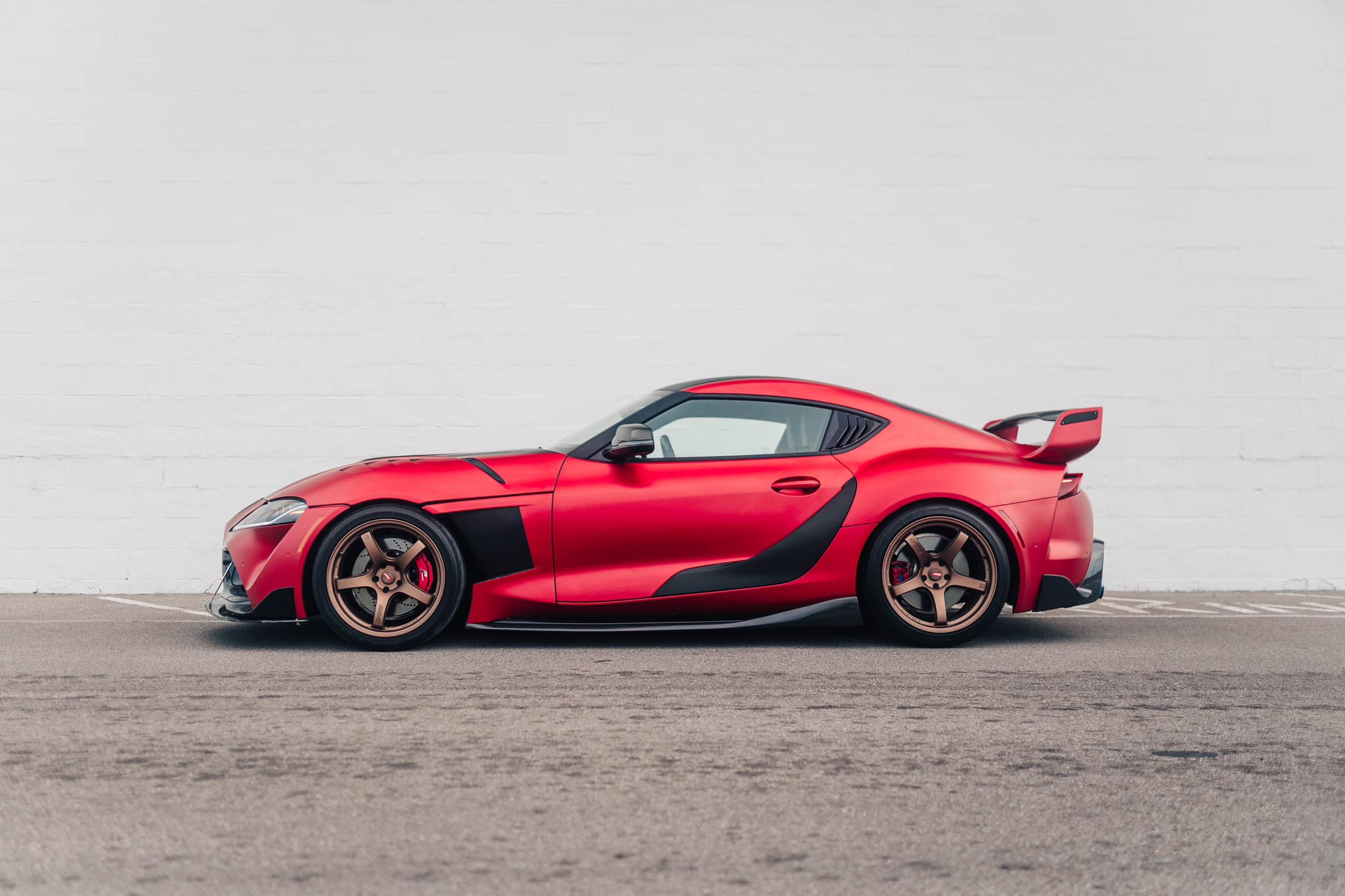 Varis Style Carbon Fiber Side Skirt extensions - Toyota A90 Supra