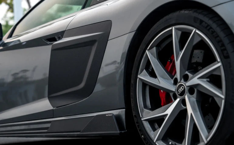 Paktechz Dry Carbon Fiber Side Blades -  Audi R8 Gen2