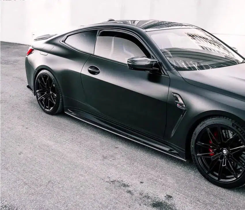 BMW G80/G82/G83 M3/M4 Carbon Fiber AP Side Skirt Extensions